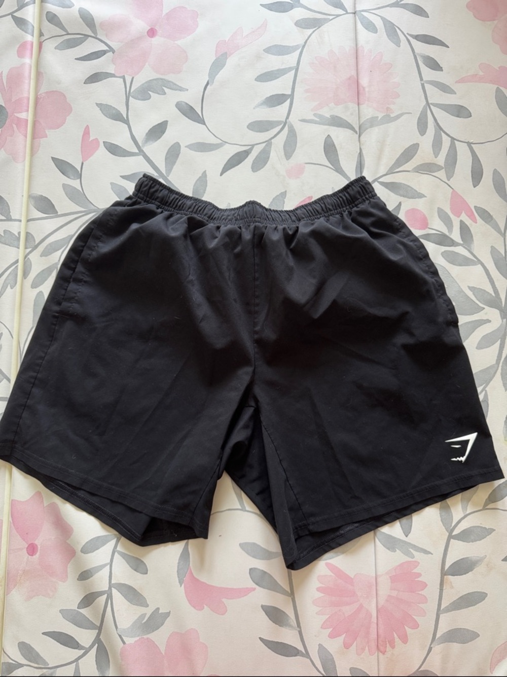 Gym Shark men’s shorts 5” inseam- Black